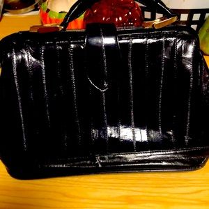 Black Eel skin purse
